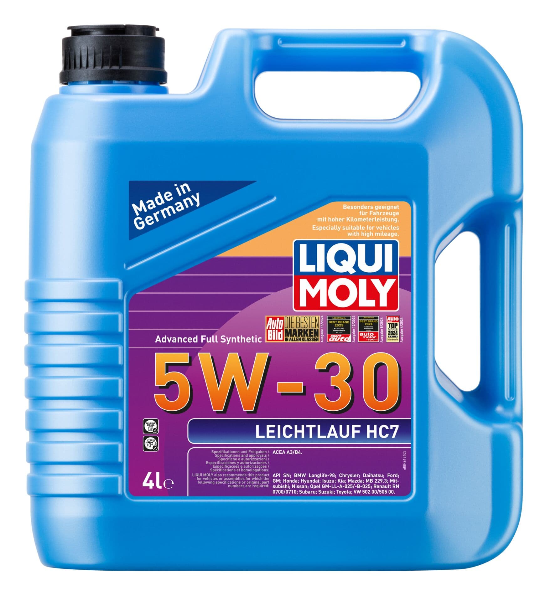 Liqui Moly Leichtlauf HC7 5W30 Motor Yağı 4 Litre | LQM-8461