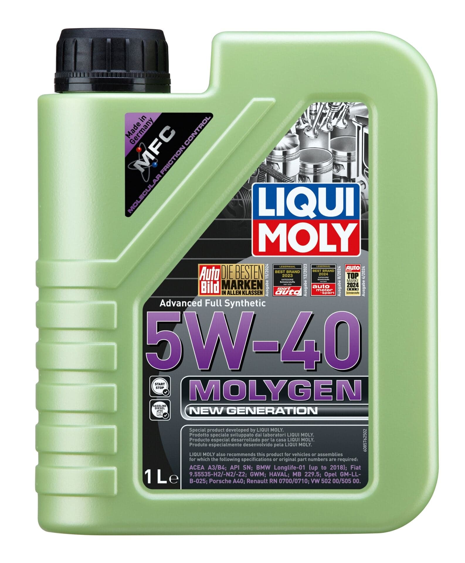 Liqui Moly Molygen New Generation 5W40 1 Litre | LQM-8576