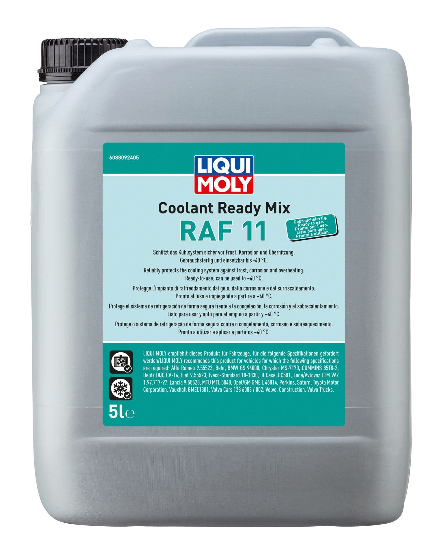 Liqui Moly Kullanıma Hazır Antifriz RAF 11 5 Litre | LQM-8809