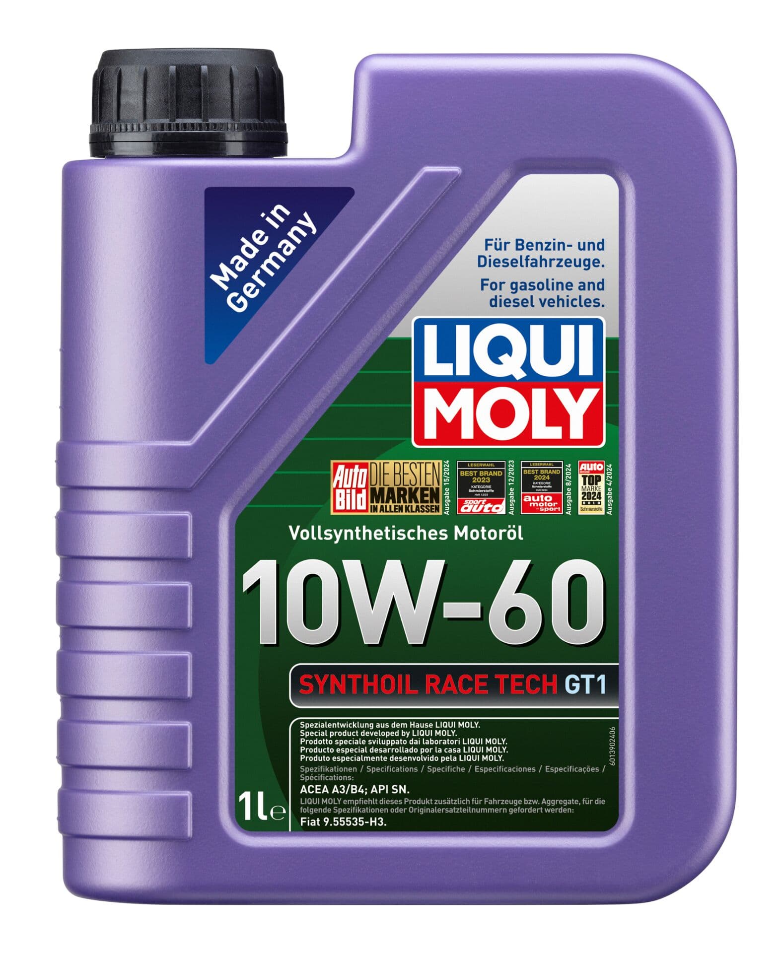 Liqui Moly 10W60 Sentetik Motor Yağı 1 Litre | LQM-8908