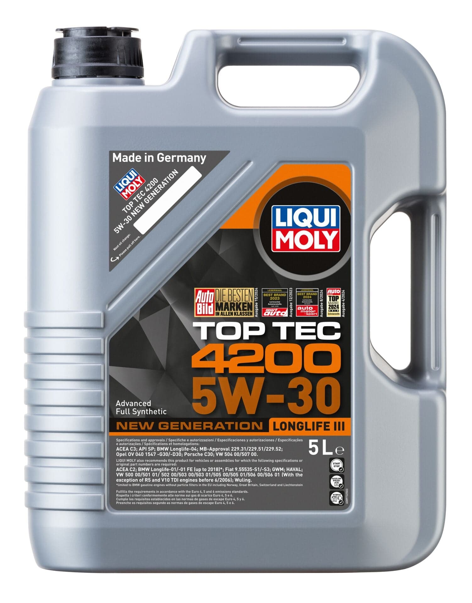 Liqui Moly Top Tec 4200 5W30 Motor Yağı 5 Litre | LQM-8973