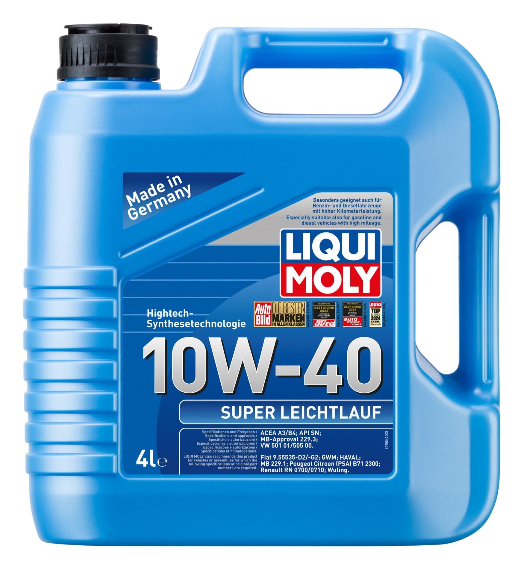 Liqui Moly Super Leichtlauf 10W40 Motor Yağı 4 Litre | LQM-9504