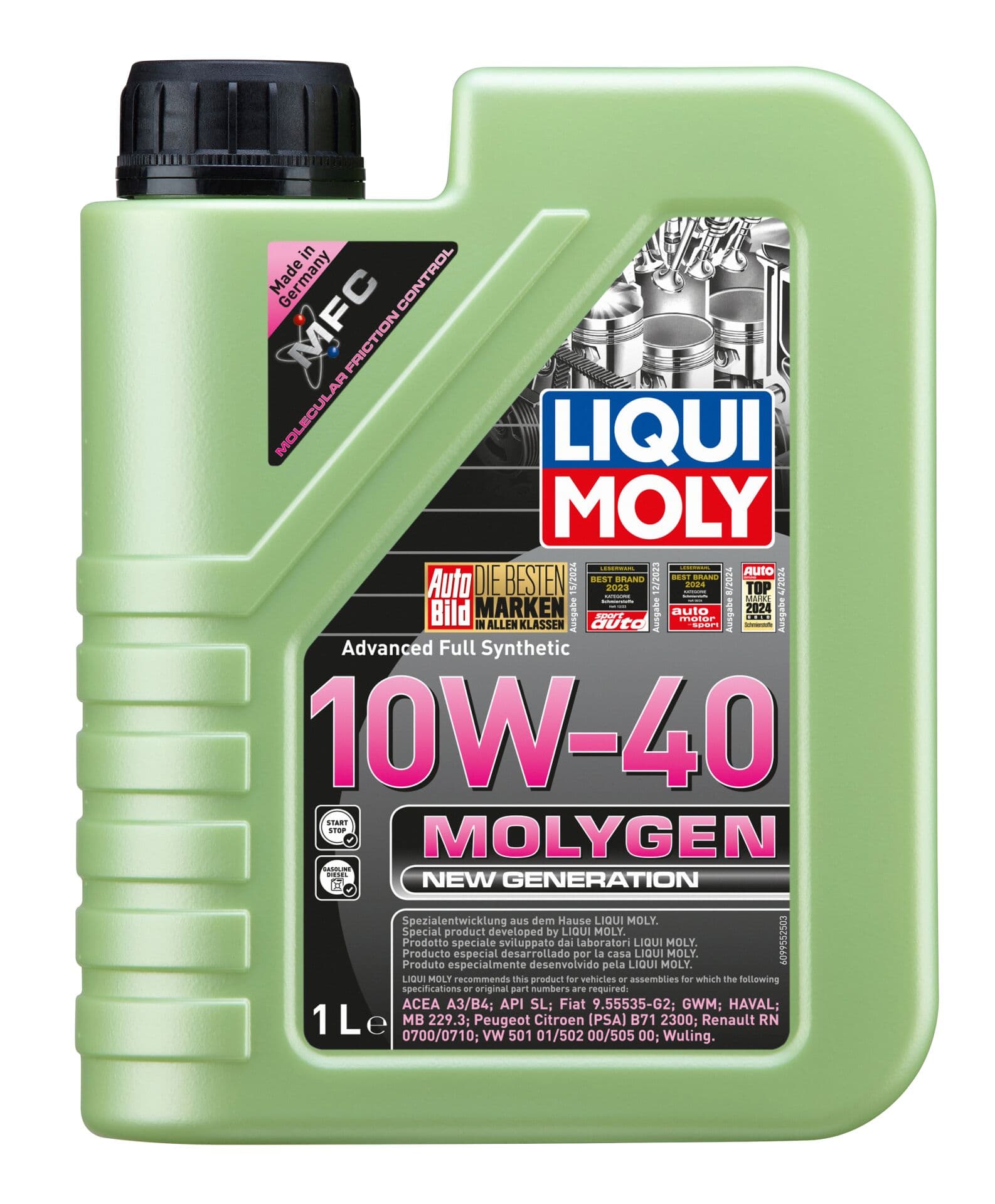 Liqui Moly Molygen New Generation 10W40 1 Litre | LQM-9955