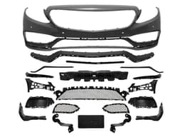 Mercedes C Serisi W205 AMG Ön Tampon Komple Dolu 2014-2018 | WENDER M A2058801840S1