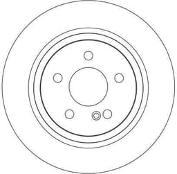 Mercedes E Serisi W212 E 250 M274 Arka Fren Diski | TRW DF4263