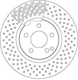 Mercedes E Serisi Coupe W207 E 350 CDI BlueTEC OM642 Ön Fren Diski | TRW DF4862S
