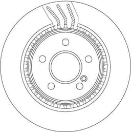Mercedes E Serisi Coupe W207 E 350 CDI BlueTEC M276 Arka Fren Diski | TRW DF4864S