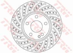 Mercedes GLA Serisi X156 GLA 180 CDI, GLA 180d OM607 Ön Fren Diski | TRW DF6262S