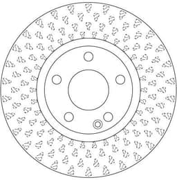 Mercedes GLA Serisi X156 GLA 180 CDI, GLA 180d OM607 Ön Fren Diski | TRW DF6501