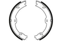 Mercedes E Serisi W211 E 220 CDI OM646 Arka Fren Balatası (Pabuç) | TRW GS8721