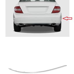 Mercedes C Serisi W204 Tampon Arka Nikelajı Sağ 2007 | ITHAL A2048851021