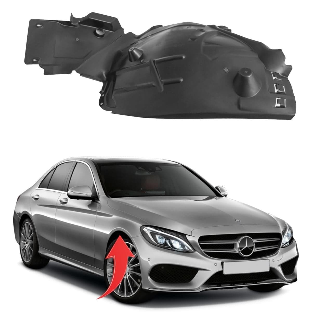 Mercedes C Serisi W205 Çamurluk Davlumbazı Ön Sağ | ITHAL A2056912800