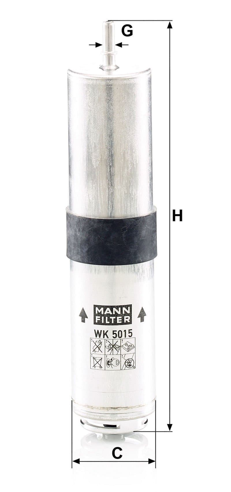 BMW X2 Serisi F39 20dX B47 Yakıt Filtresi | MANN WK 5015Z