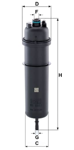 BMW 8 Serisi G14 G15 G16 840d xDrive B57 Yakıt Filtresi | MANN WK 5017