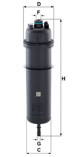 BMW X3 G01 20 dX B47 Yakıt Filtresi | MANN WK 5017