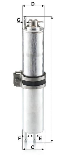 BMW 7 Serisi E65-E66 735i N62 Yakıt Filtresi | MANN WK 532/2