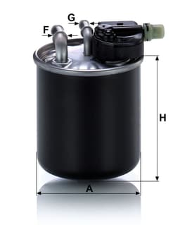 Mercedes GLA X156 GLA 180 CDI, GLA 180d OM607 Yakıt Filtresi | MANN WK820/22